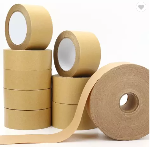 Eco Friendly Biodegradable Kraft Paper Package Tape Foshan Wellpack