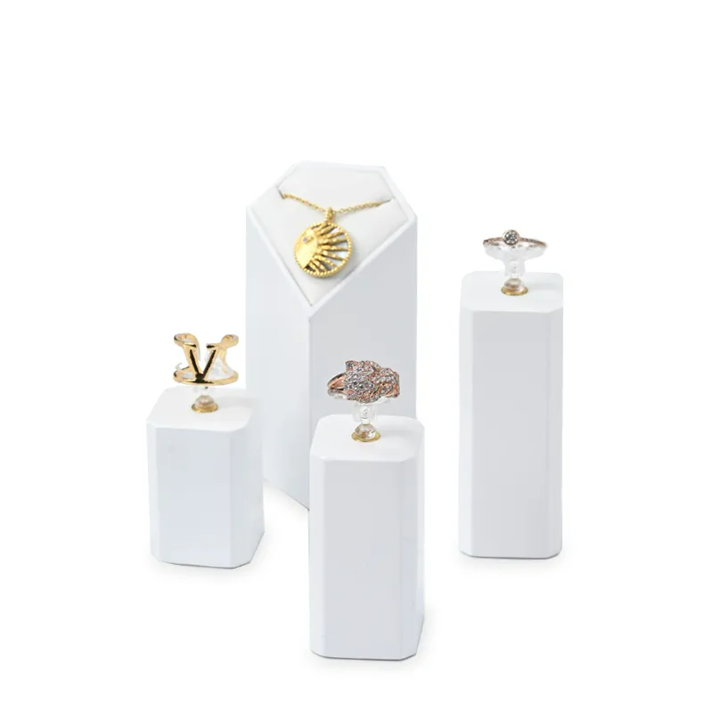 FANXIwholsalewhitecolourjewellerydisplayset