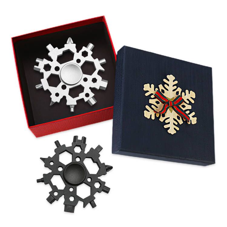 Fidget Spinner Snowflake Multitool Wrench 22 in 1 Snow Flake Multi