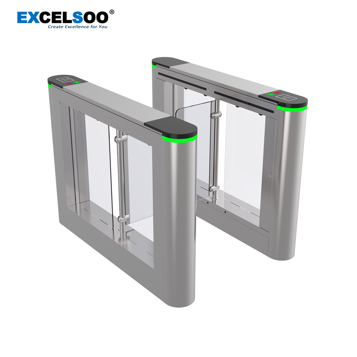 Excelsoo Luxury Swing Barrier SWGB312 for CBD Office Building