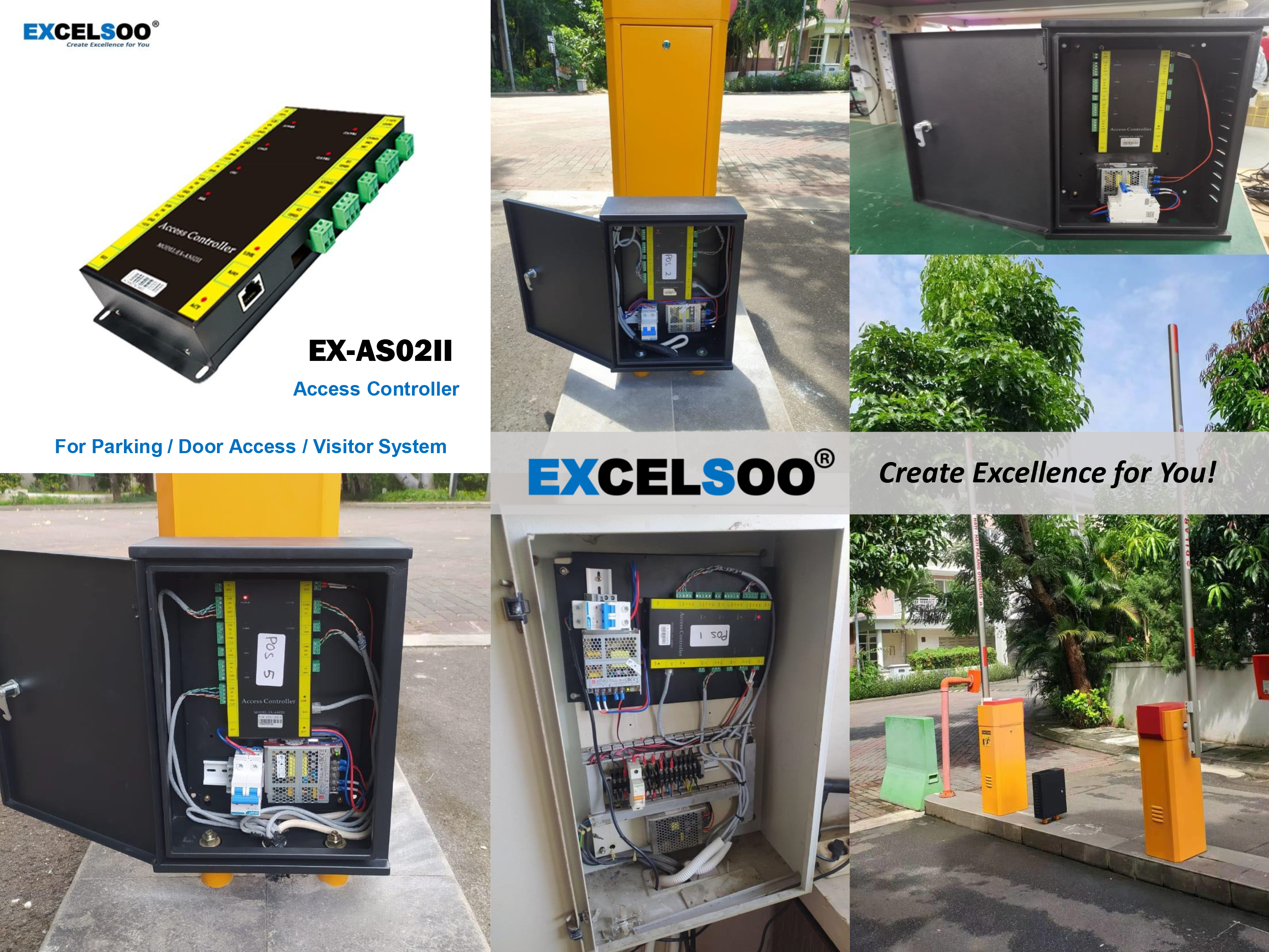 Excelsoo EX-AS02II Easy Parking Sytem Wire Diagram on Indonesia site