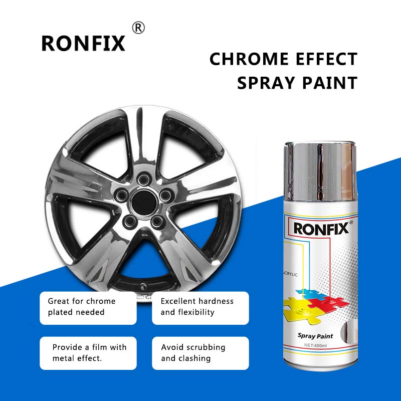 All Purpose Chrome Glod Florescent Aerosol Acrylic Color Spray Paint for  Wood/Glass/Car/Wall/Metal - China Chemical, Spray Paint