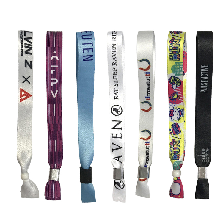 Cheap Custom Logo Party Festival Polyester Bracelet Sublimation Fabric  Woven Elastic Wristband - China Woven Elastic Wristband and Custom Wristband  price