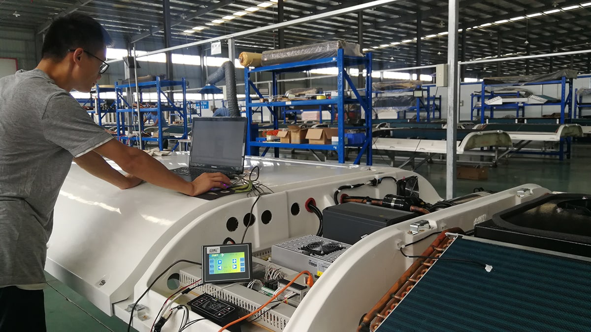 Bus Air Conditioner Production