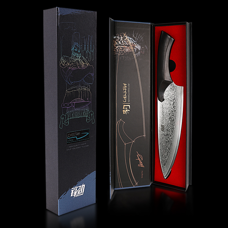 Leopard Front 8-inch Chef's Knife-Fengjin FINDKING High-end Kitchen Knife  Official Website