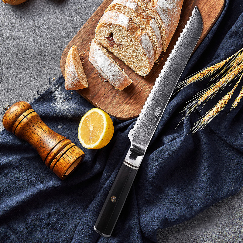 Findking 10 Inch Bread Knife High Carbon 7Cr13 Stainless Steel