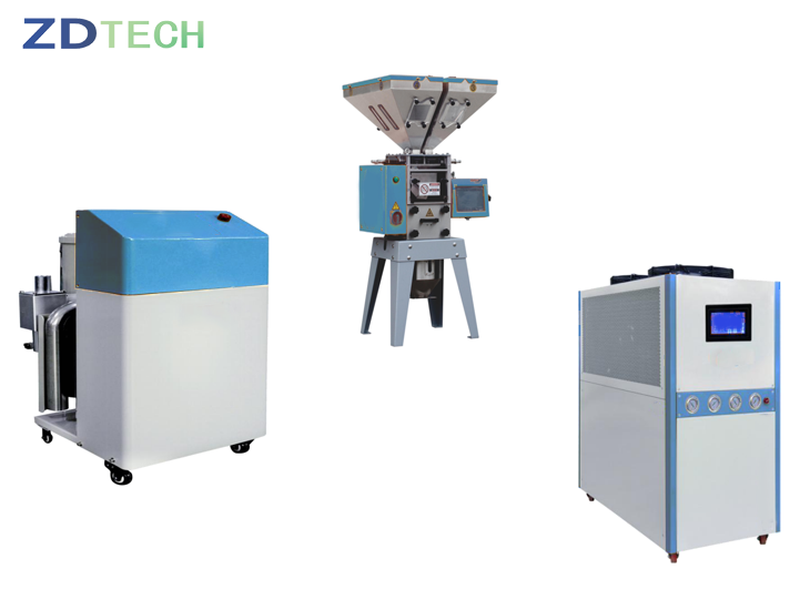  Mixing machine, Bucket feeder, Chiller...