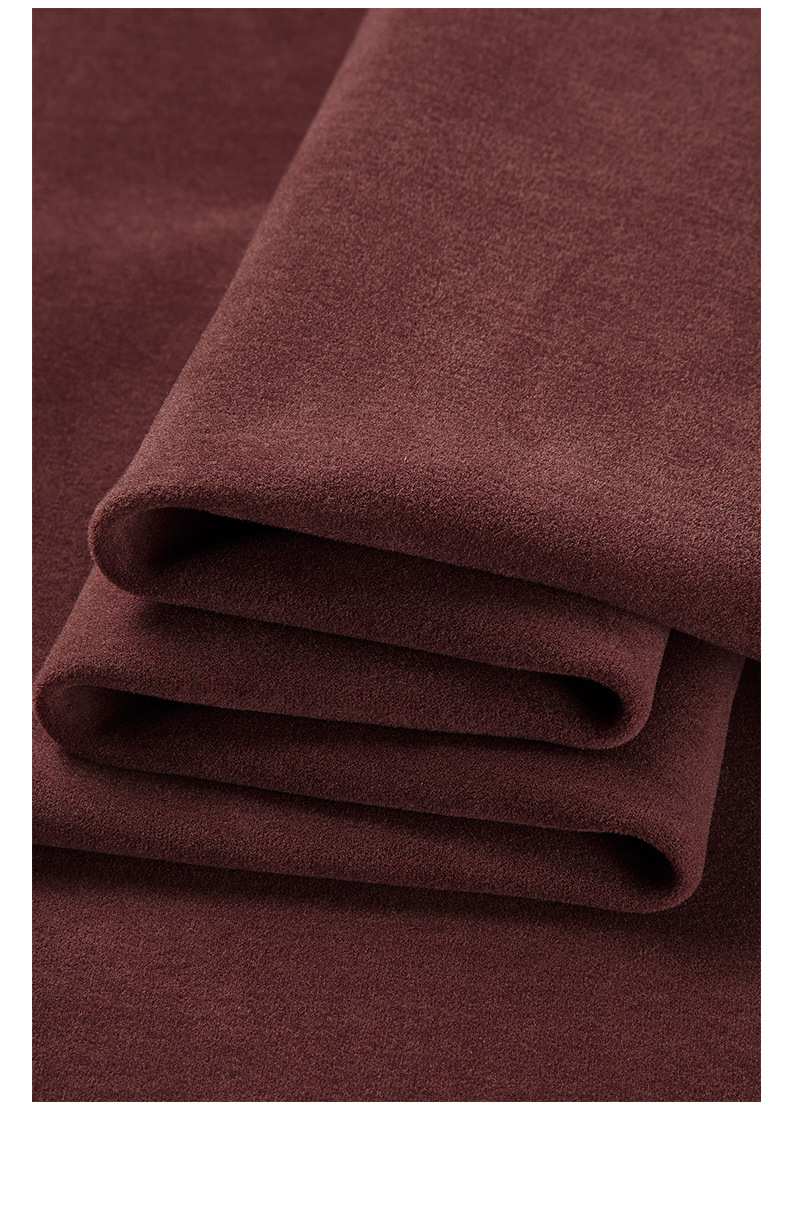 16.3% Bamboo 16.3% Organic Cotton 61.9% Recycled Polyester 5.5% Spandex 400 GSM 165cm Fleece Fabric Double Sides Brushed for Sweatshirts Pants Joggers Leggings Sportswear Yoga Clothing - View 4