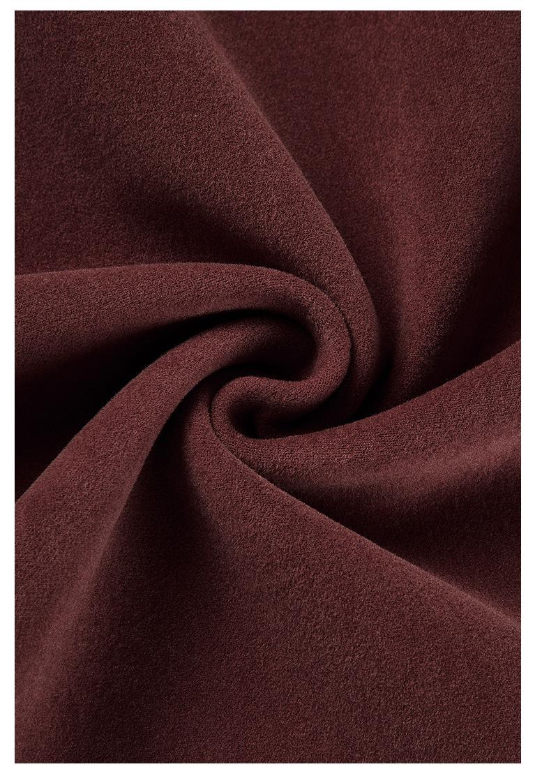 16.3% Bamboo 16.3% Organic Cotton 61.9% Recycled Polyester 5.5% Spandex 400 GSM 165cm Fleece Fabric Double Sides Brushed for Sweatshirts Pants Joggers Leggings Sportswear Yoga Clothing - View 7