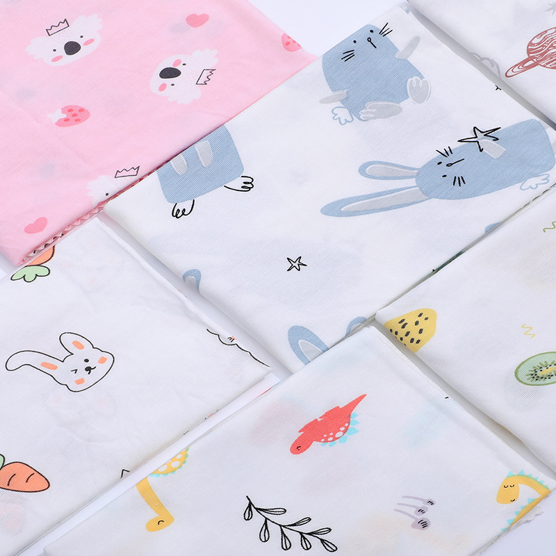 95% Organic Bamboo 5% Spandex Single Jersey 180 GSM 190cm Baby Onesies Rompers Fabric