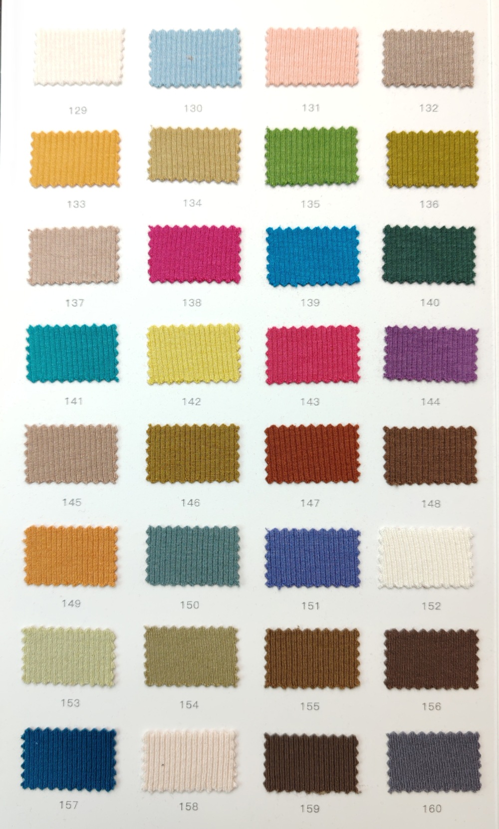 94% Organic Bamboo 6% Spandex Rib 2x2 Fabric 260 GSM 140cm Super Soft Fine Rib Knit for T-Shirt Loungewear - View 7