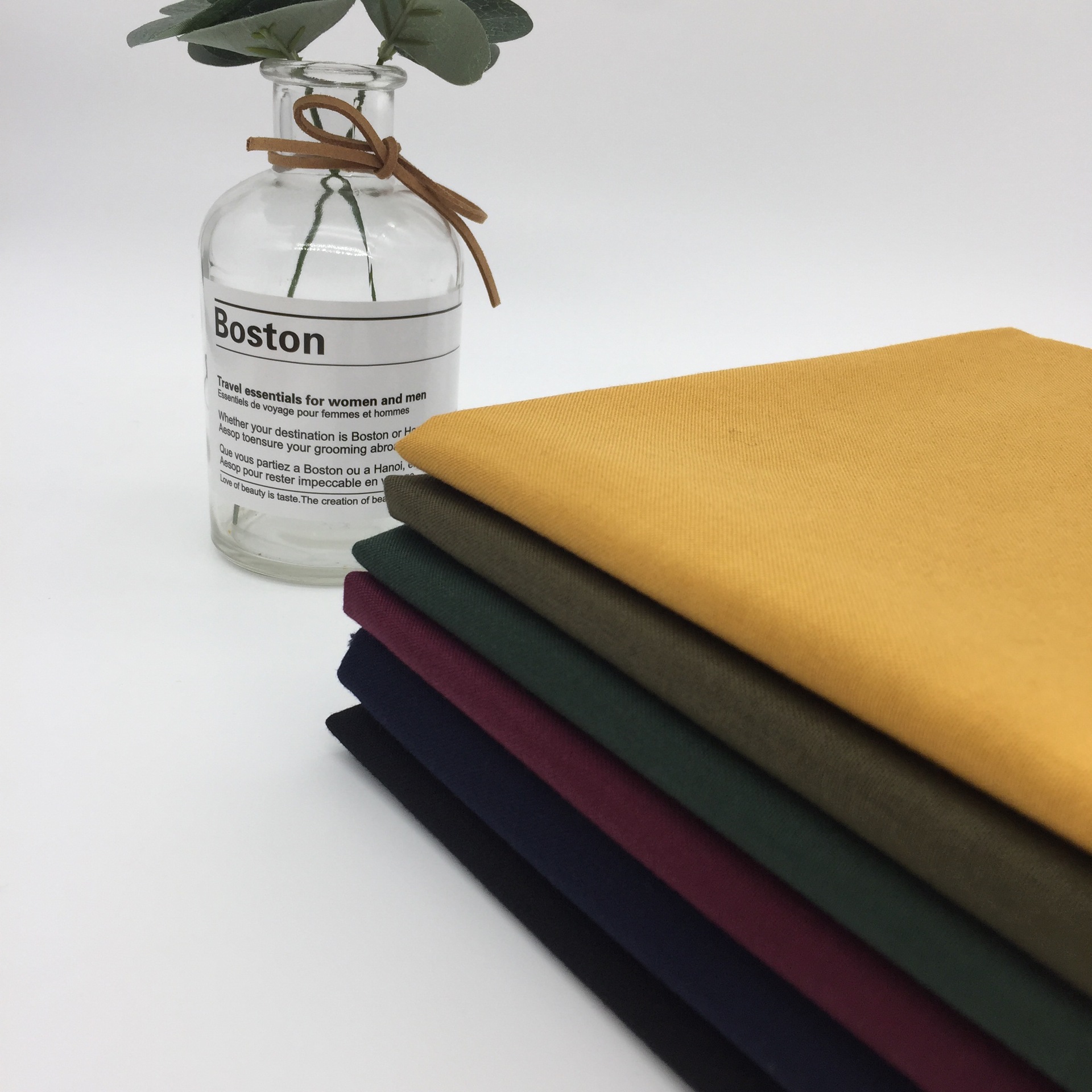 76% Cotton24%Polyester Plain Fabric 152 GSM Oxford fabric Wrinkle resistant classic shirt fabric