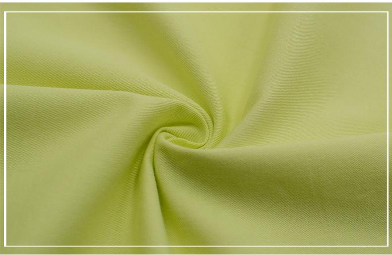 100% organic cotton Fine twill fabric 200GSM ultra soft washed organic cotton twill fabric for Haren straight leg pants - View 5