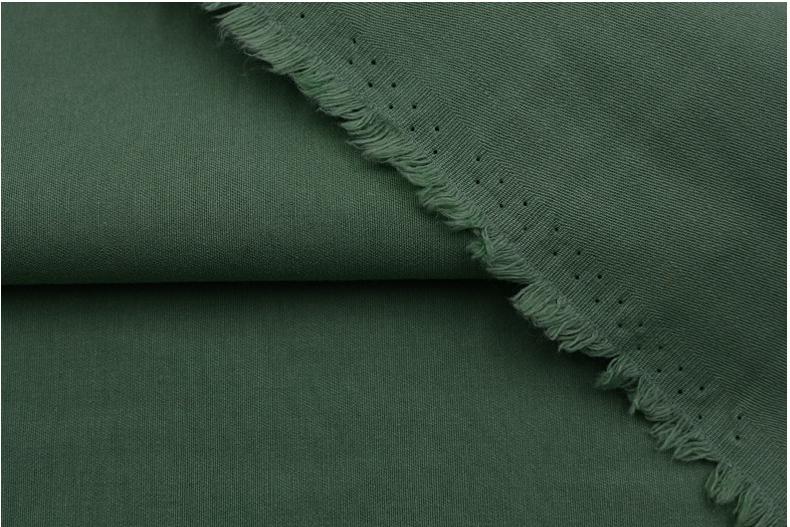 100% organic cotton Fine twill fabric 200GSM ultra soft washed organic cotton twill fabric for Haren straight leg pants - View 4