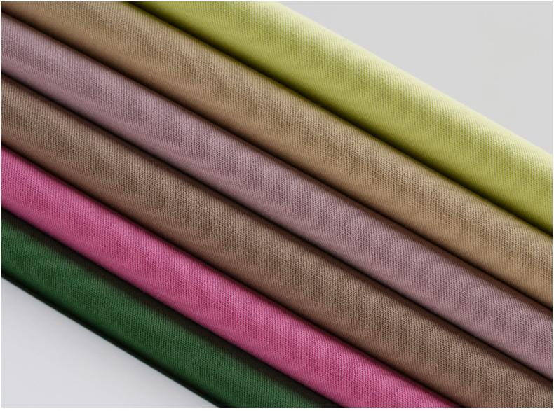 100% organic cotton Fine twill fabric 200GSM ultra soft washed organic cotton twill fabric for Haren straight leg pants - View 6