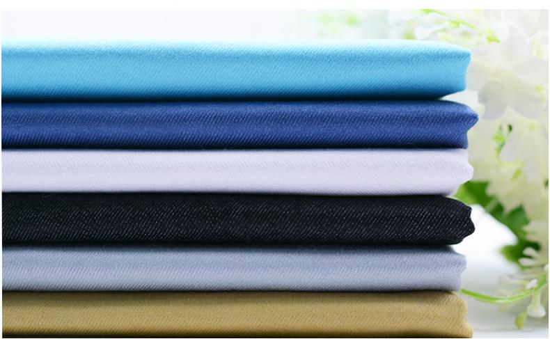 65% organic cotton30%Polyester5%Spandex twill fabric 200 GSM soft organic cotton Denim style stretch twill fabric for Jacket casual outerwear workwear - View 7
