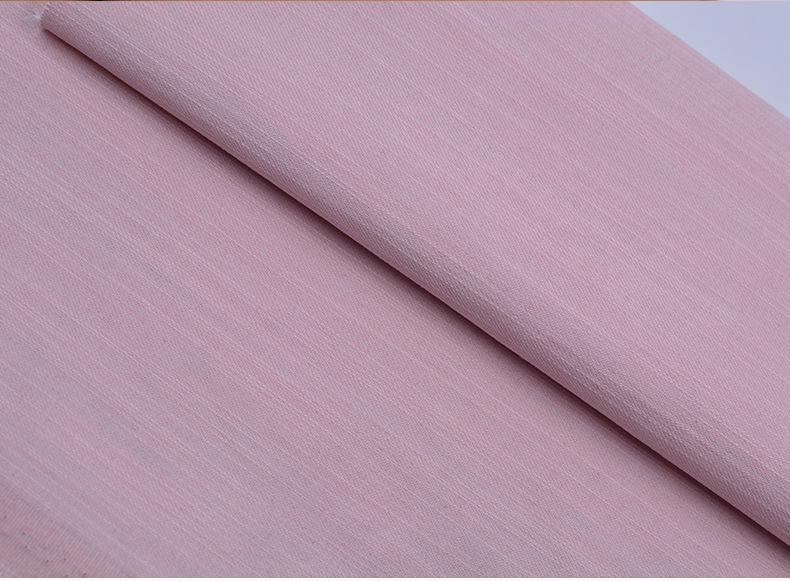 65% organic cotton30%Polyester5%Spandex twill fabric 265 GSM Thick organic cotton Bamboo slub like denim look fabric stretch twill fabric for Pants - View 8