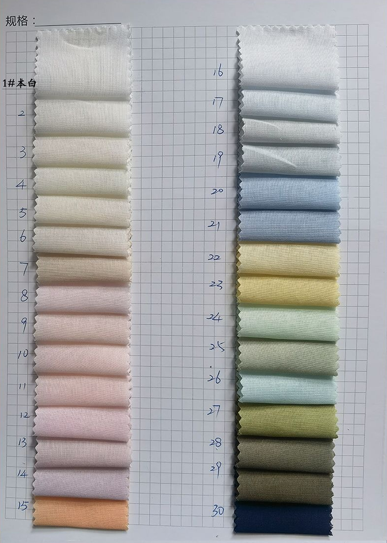 100% Organic Cotton 80GSM 60S Plain Fabric for Lining Children's Shirt Dress Casual Clothing - View 6