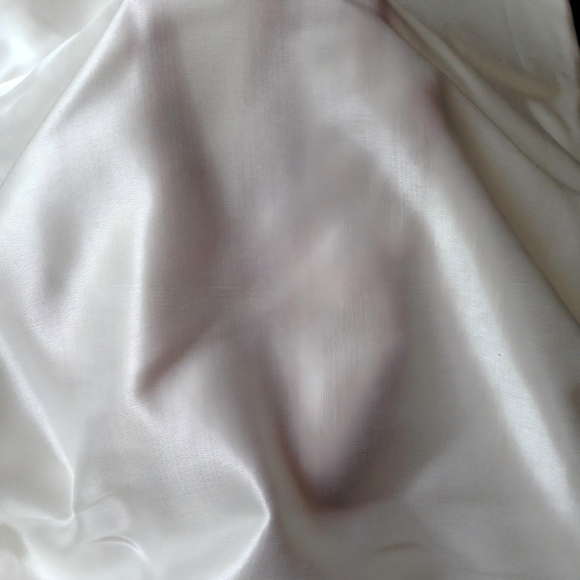 25% Silk 75% Cotton 19mm Satin Blend Fabric – Luxe Drape for Wedding Dresses, Shirts & Sleepwear - View 5