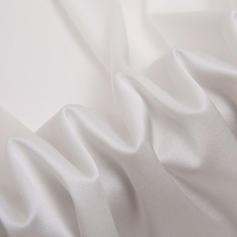 90% Silk 10% Spandex 22 Momme Stretch Satin – For Luxury Scarves, Dresses & Shirts | High Luster, Fluid Drape