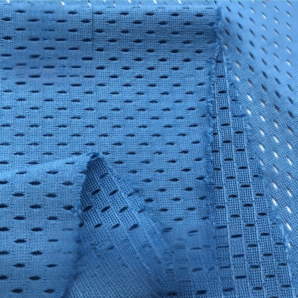 100% Recycled Polyester 200 GSM Big-Eye Dry Fit Mesh Fabric | Ultra-Breathable, Quick-Dry & Eco-Friendly for High-Performance Sports Activewear - View 5