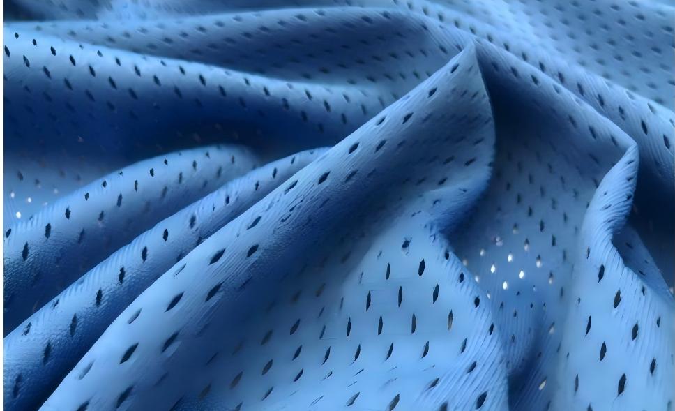 100% Recycled Polyester 200 GSM Big-Eye Dry Fit Mesh Fabric | Ultra-Breathable, Quick-Dry & Eco-Friendly for High-Performance Sports Activewear - View 4