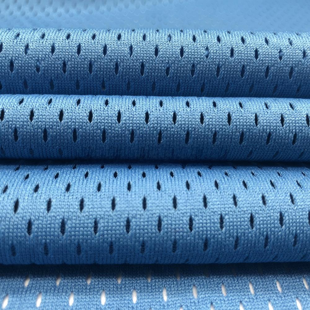 100% Recycled Polyester 200 GSM Big-Eye Dry Fit Mesh Fabric | Ultra-Breathable, Quick-Dry & Eco-Friendly for High-Performance Sports Activewear - View 2