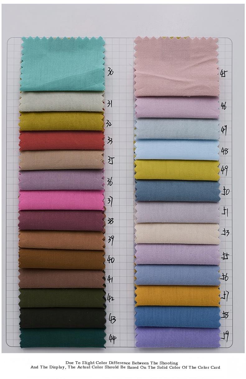 100% Organic Cotton Plain Weave Fabric 100GSM 20x20s Lightweight, Breathable Fabric for Premium summer shirts, relaxed-fit button-downs, unisex basics, and eco-friendly workwear. - View 9