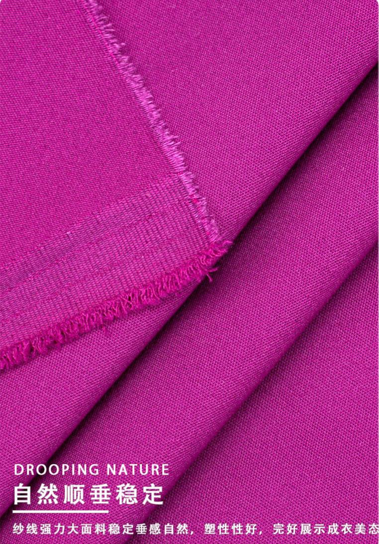 50% Organic Cotton 46% Nylon 4% Spandex 210 GSM 145cm Wide Wrinkle-Resistant 4-Way Stretch Fabric for Year-Round Casual Pants - View 4