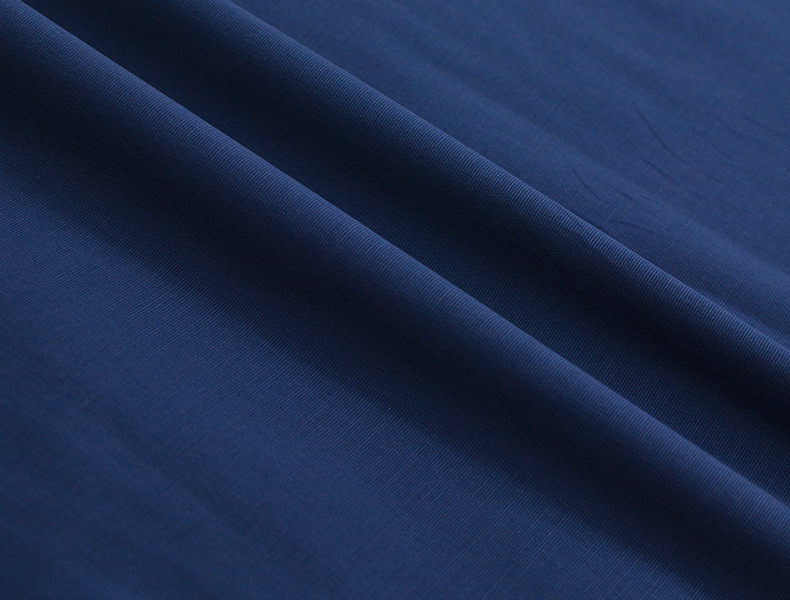 65% Organic Cotton 32% Nylon 3% Spandex 130 GSM Pongee Dobby 150cm Wide Lightweight, Wrinkle-Resistant Plain Fabric for Apparel & Home - View 2