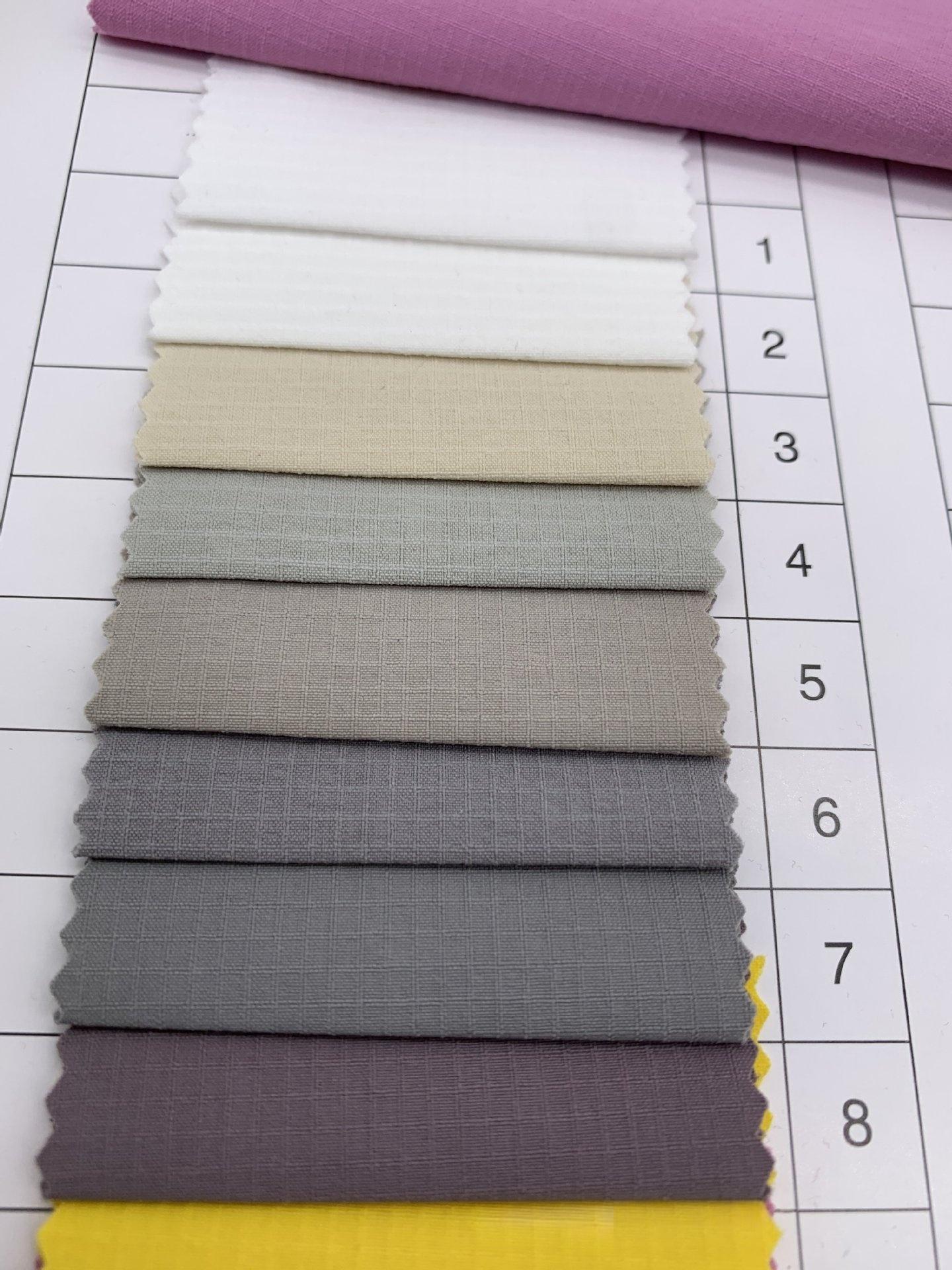 90% Nylon 10% Spandex130 GSM Double-Line Grid Twill 4-Way Stretch, Waterproof & Ultra-Durable Fabric for Technical Jackets, Urban Outerwear & High-Performance Workwear - View 3