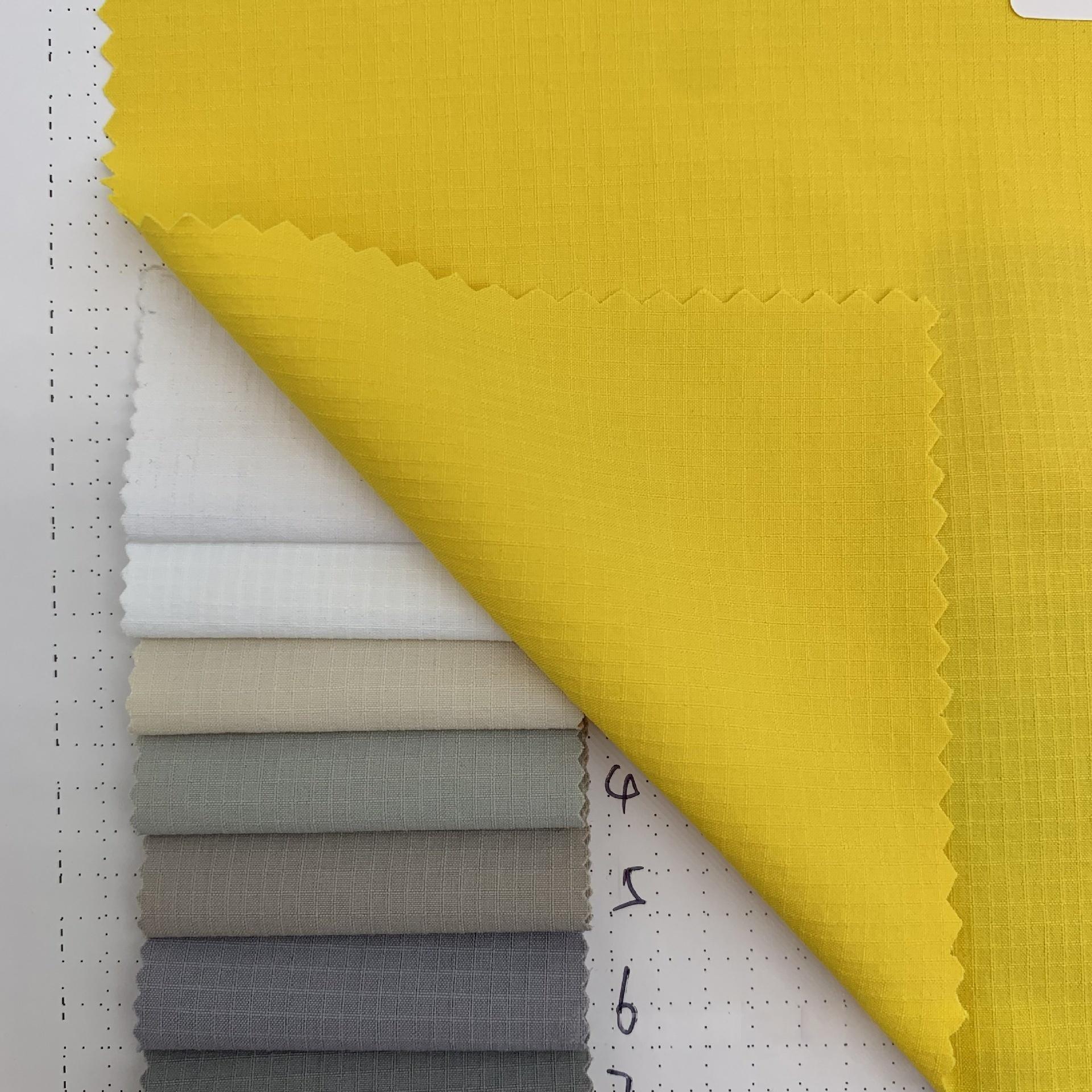 90% Nylon 10% Spandex130 GSM Double-Line Grid Twill 4-Way Stretch, Waterproof & Ultra-Durable Fabric for Technical Jackets, Urban Outerwear & High-Performance Workwear - View 2