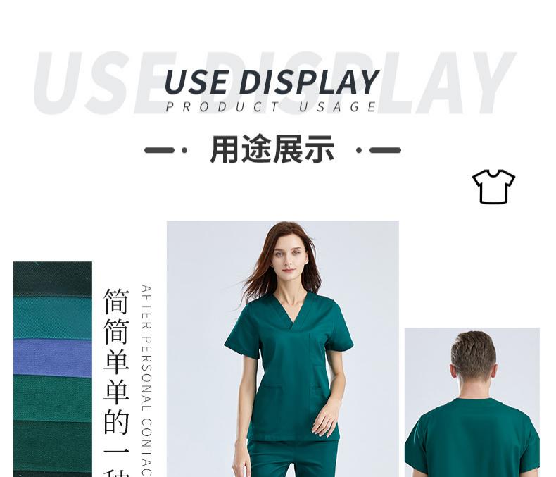 92%Recycled Polyester7%Organic Cotton1%Carbon conductive filament Anti-static yarn 32*32 166*102 220 GSM Twill Fabric for Premium Medical Scrubs Healthcare Uniforms - View 7