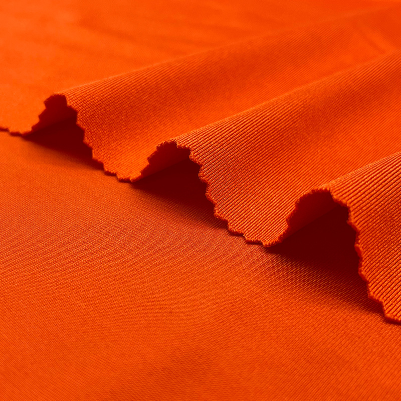 320 GSM Heavyweight Shiny Swim Fabric 92.5% Polyester 7.5% Spandex Warp Knitted Single Jersey for High-Support Swimwear & Performance Activewear - View 5