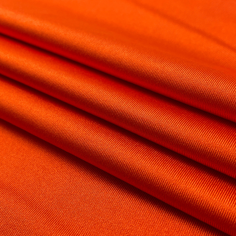 320 GSM Heavyweight Shiny Swim Fabric 92.5% Polyester 7.5% Spandex Warp Knitted Single Jersey for High-Support Swimwear & Performance Activewear - View 2