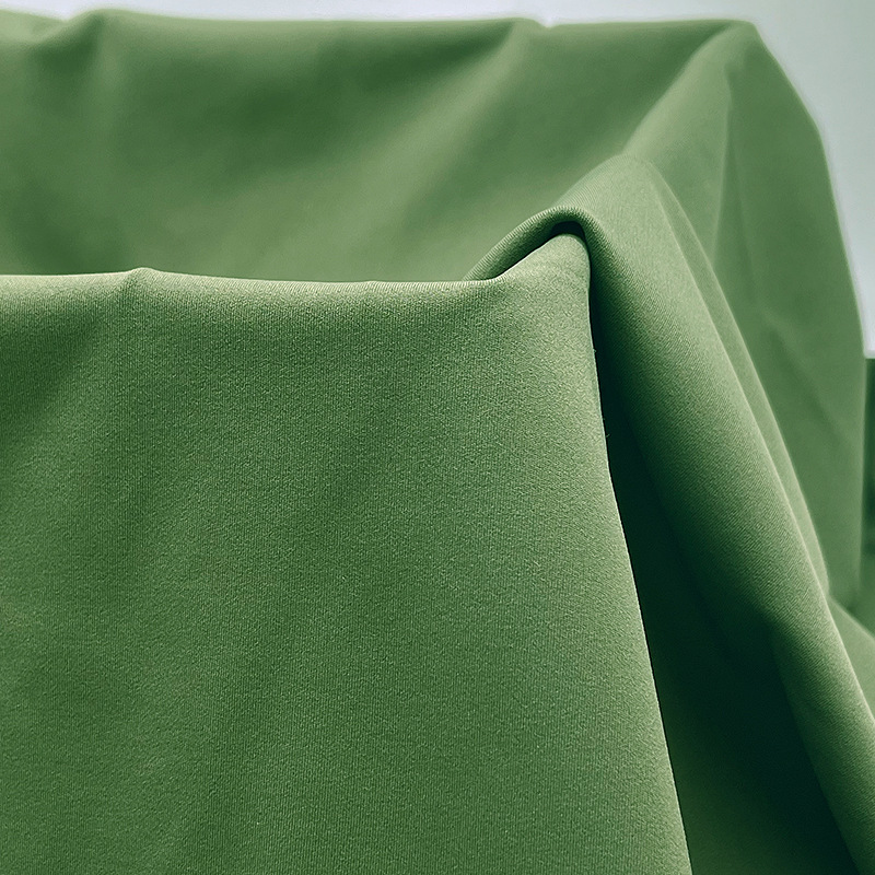 300 GSM Cloud-Soft Ultra-Stretch Interlock 78%Recycle Polyester 22%Spandex Performance Fabric for High-End Activewear & Yoga Wear - View 3