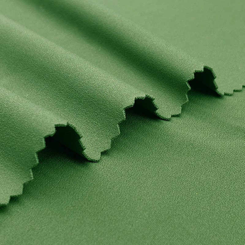 300 GSM Cloud-Soft Ultra-Stretch Interlock 78%Recycle Polyester 22%Spandex Performance Fabric for High-End Activewear & Yoga Wear - View 4