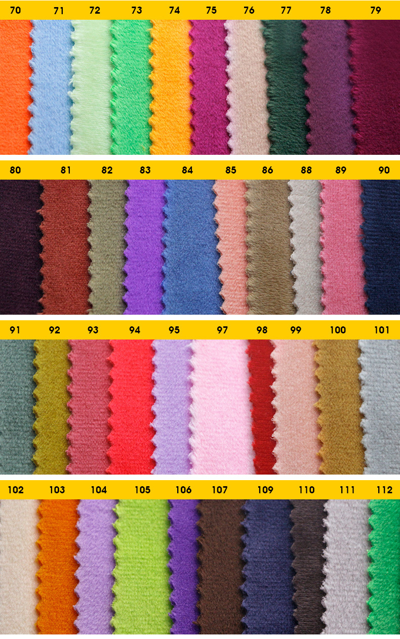 100%recycle polyester 200 GSM 160cm 1.5mm Crystal Ultra Soft Velvet Fabric Plush Lustrous Short Pile for Sofa Cushions, Stuffed Toys, Photo Backdrops & Retail Counter Decor - View 8