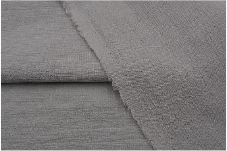 130 GSM 40S Cotton Stretch Crinkle Fabric – 97% Cotton / 3% Spandex Garment-Washed Plain Weave for Casual Shirts & Pants - View 5
