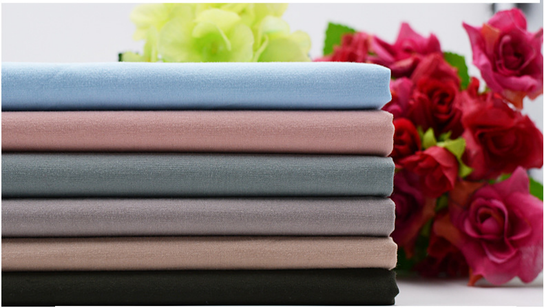 120 GSM 40S Cotton Stretch Poplin – 97% Cotton / 3% Spandex Garment-Washed Crinkle Fabric for Shirts & Dresses - View 2