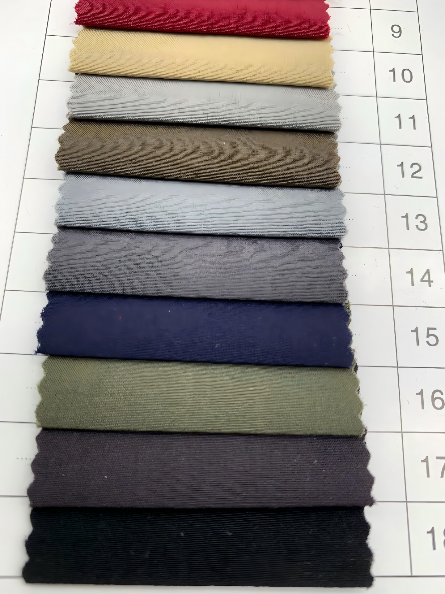 90% Nylon 10% Spandex 125 GSM 70D Ultra-Light 4-Way Stretch Quick-Dry Plain Fabric for Performance Pants & Travel Bottoms - View 3