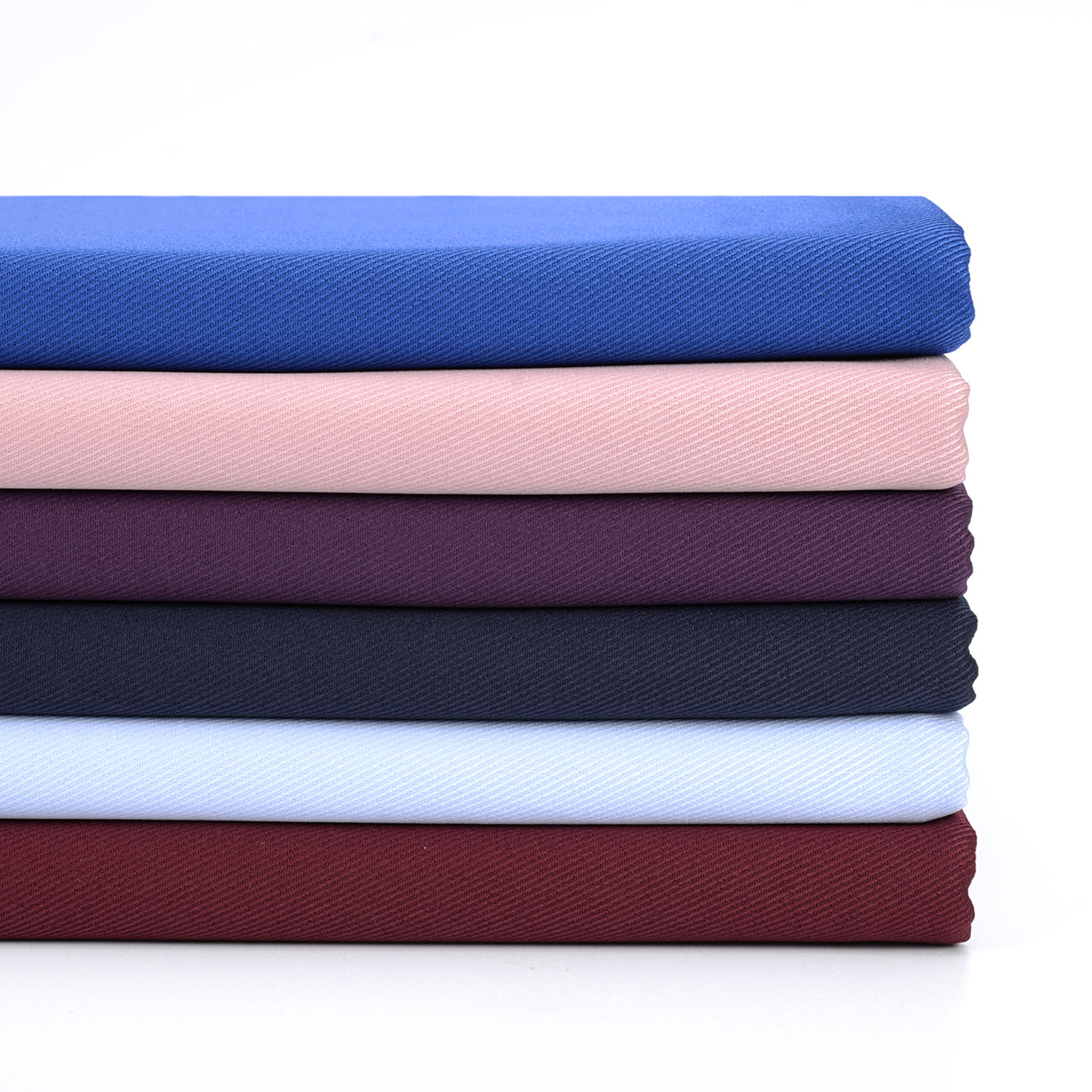 92% Recycled Polyester 8% Spandex Twill 130 GSM 100D Soft Lightweight Stretch Woven for Shirts, Blazers, Suits & Pants - View 7