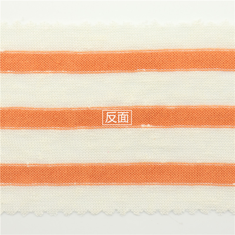 60% Linen 40% Organic Bamboo Stripe Jersey 160 GSM Premium Soft Fabric for High-End T-Shirts - View 4