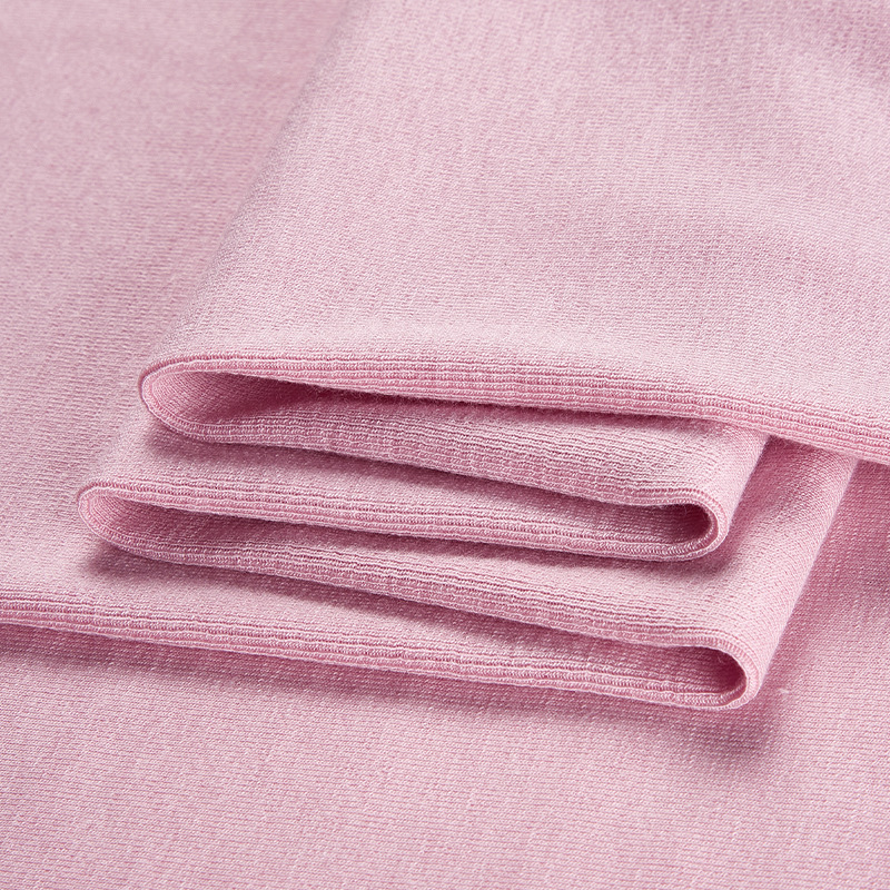 260 GSM Merino Wool 1x1 Rib Knit Fabric 38% Bamboo / 23% Cotton / 28% Acrylic / 6% Spandex / 5% Wool Stretch Soft Warm for Inner Wear - View 3