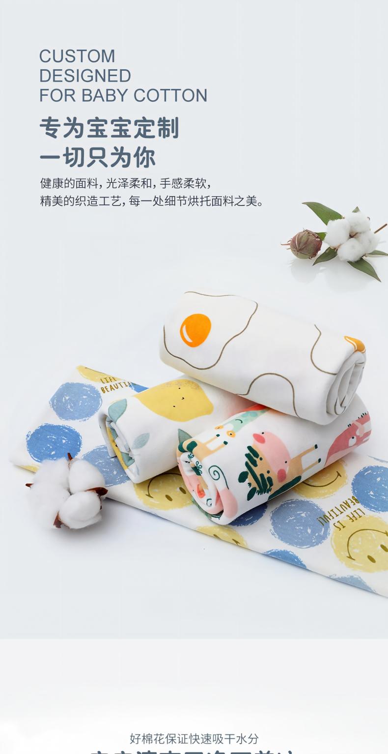 100% organic cotton Weft single jersey 190 GSM±5% 180CM±5CM Ne40 for Baby Bodysuits & Onesies,Infant & Toddler T-shirts, Lightweight Pajamas & Sleepwear,Swaddle Blankets & Burp - CJ190BF9503 - View 3