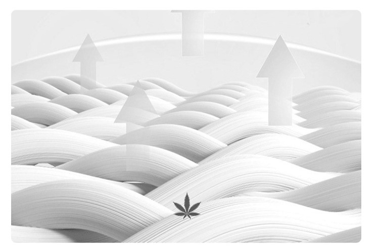 55%hemp 20% tencel 25%bamboo fleece 350 GSM for hoodies sweatshirt clothes - View 4