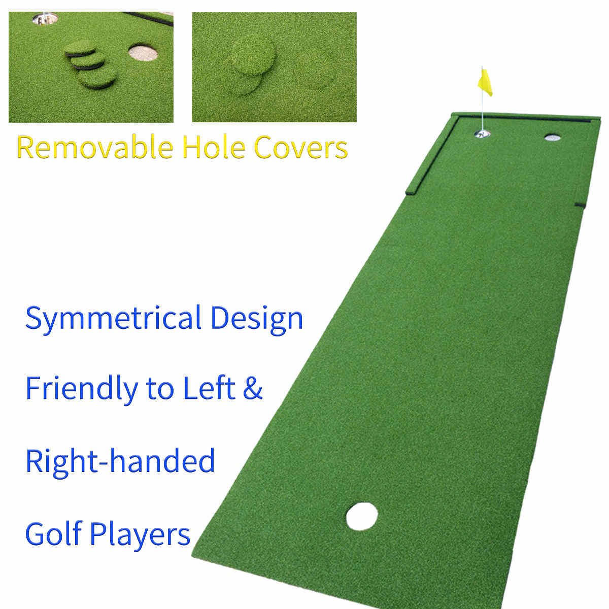 Putting Green Outdoor for Golf Practice Putting Matt for Indoors 3'X10 ...