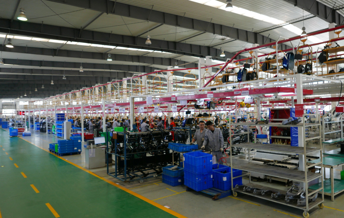 Electric bicycle assembly line