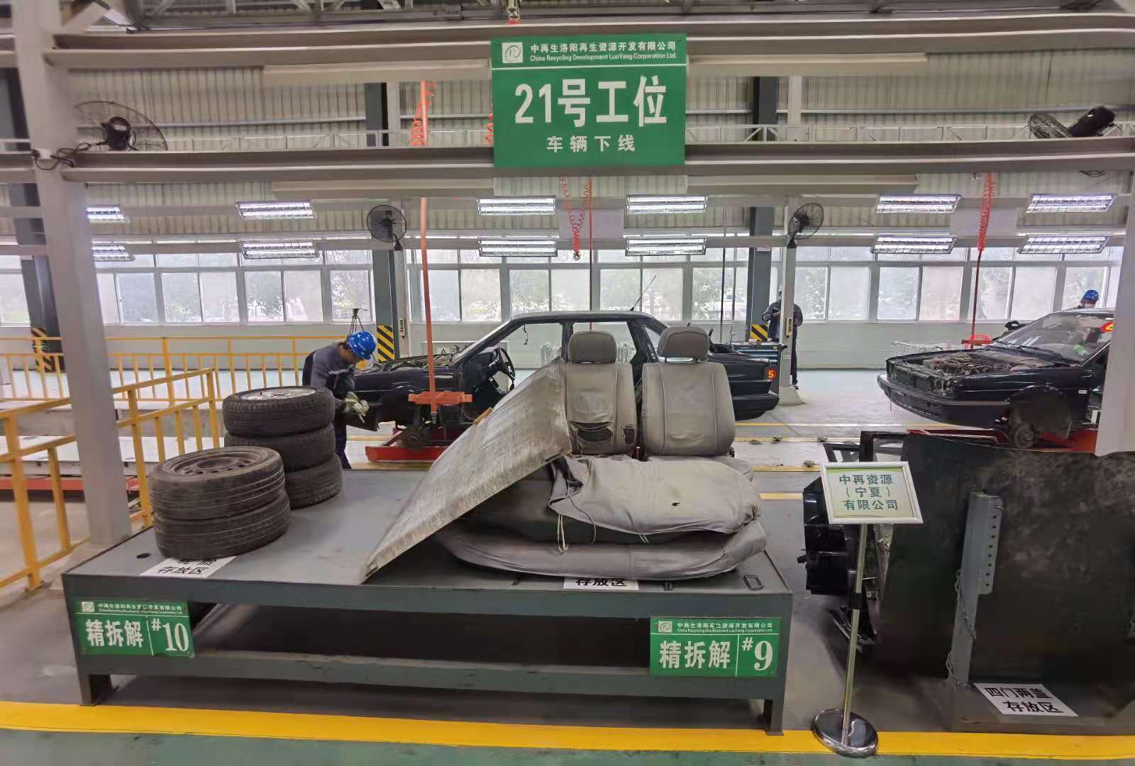 Vehicle Disassembly and Recycling System