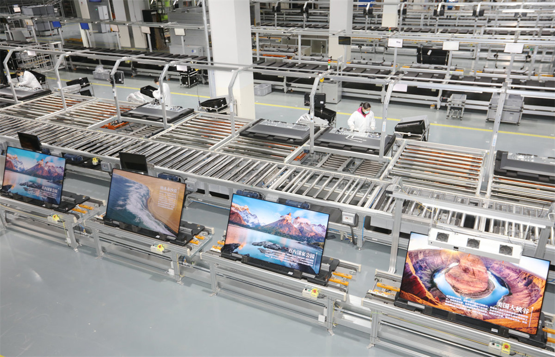 Television Production line Assembly Conveyor line